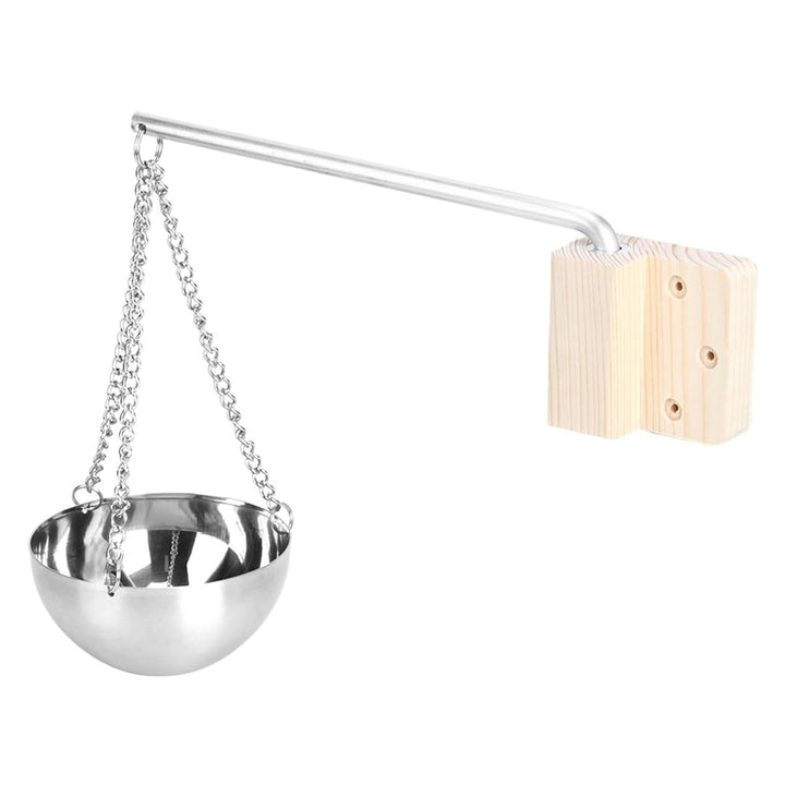 Ubric Verdampferschale Sauna Hanging Aux Edelstahl Sauna Kräuterschale Mit Montagezubehör Für Spa In