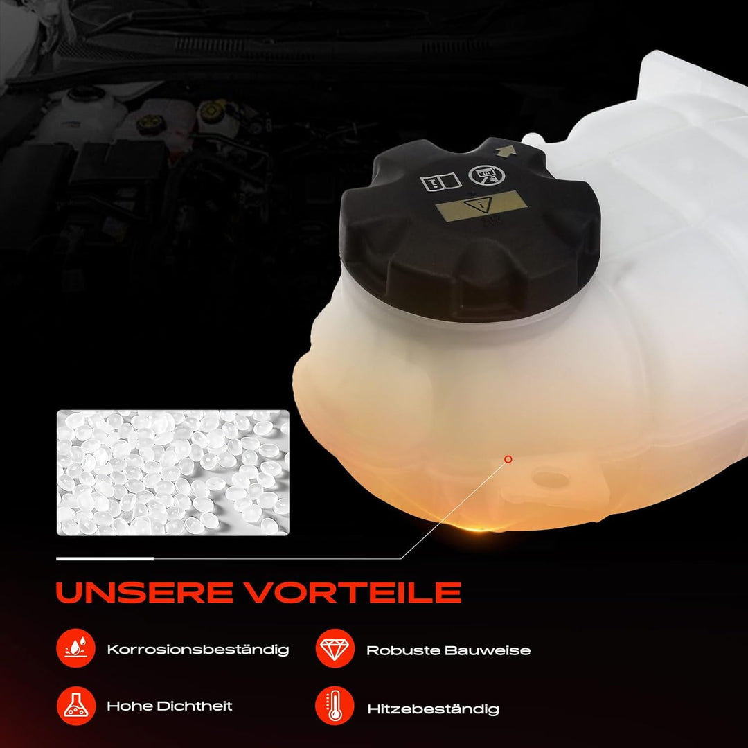 Frankberg Ausgleichsbehälter Kühlmittel Mit Deckel&Sensor für 1er 2/4 Cabriolet Coupe 3 Gran Turismo