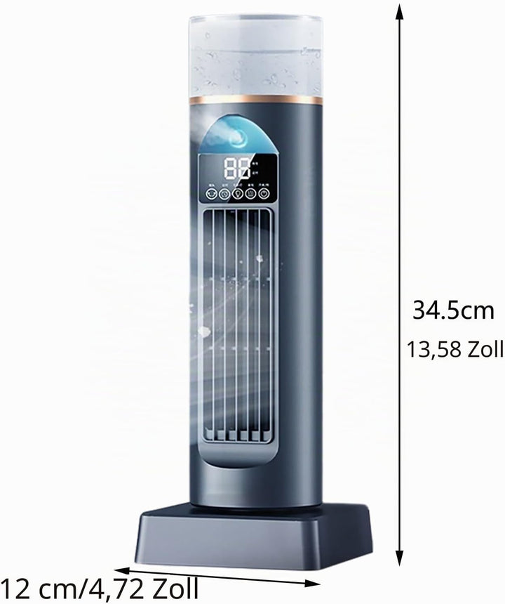 Turm-Klimagerät, Raumkühler Ventilator Tragbare Klimaanlagen, Leiser Oszillierender Blattloser Kühle