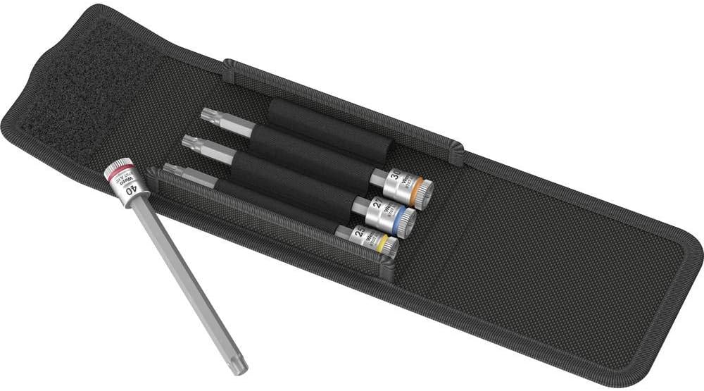 Wera 05003375001 8767 A TORX HF 1 Zyklop Bitnuss-Satz Torx, mit 1/4"-Antrieb, mit Haltefunktion, 4-t
