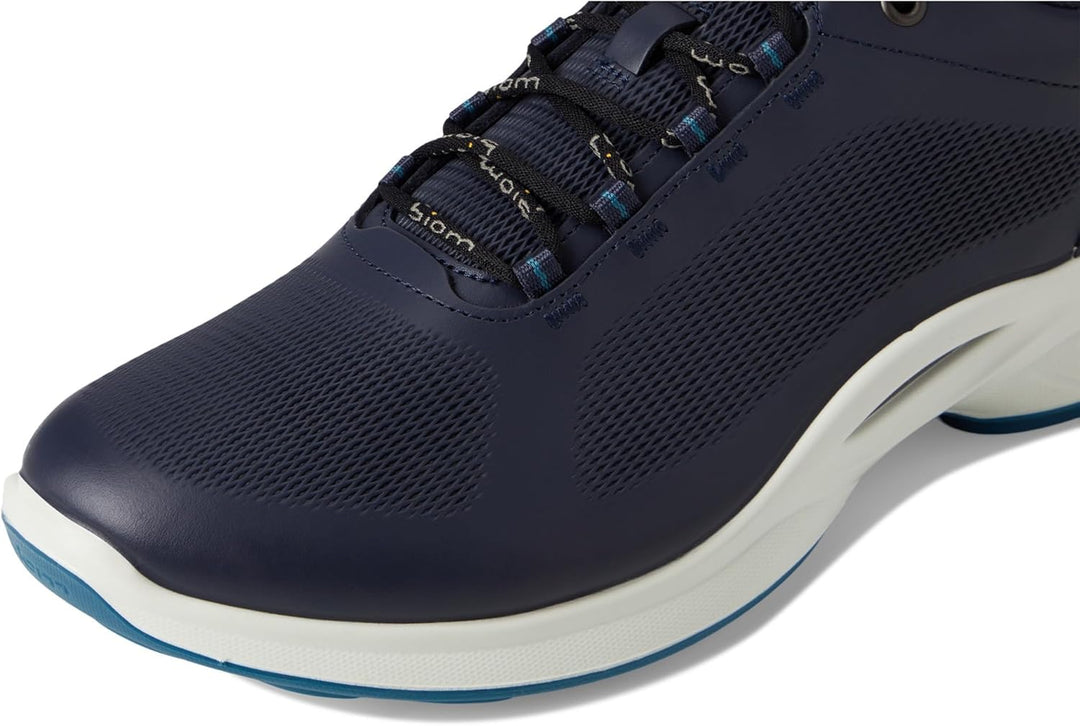 ECCO Herren BiomfjuelmSneaker 39 EU Blau Weiss, 39 EU Blau Weiss