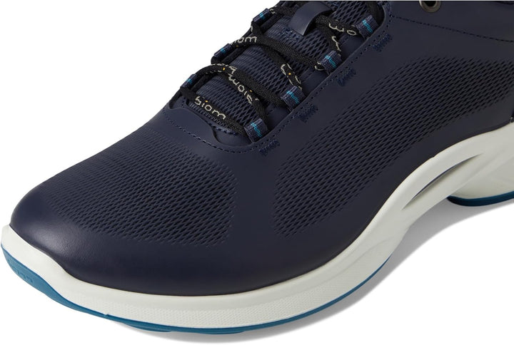 ECCO Herren BiomfjuelmSneaker 39 EU Blau Weiss, 39 EU Blau Weiss