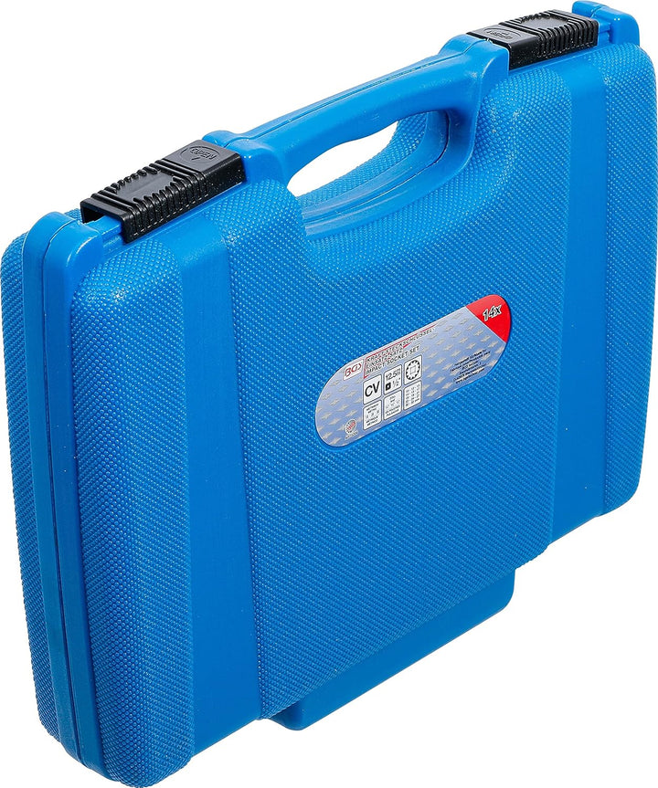 BGS 5209 | Kraft-Steckschlüssel-Einsatz-Satz Gear Lock | 12,5 mm (1/2") | SW 10 - 32 mm | 14-tlg.