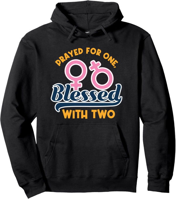 Schwangerschaft Lustiger Spruch Schwangere Mutter Zwillinge Pullover Hoodie