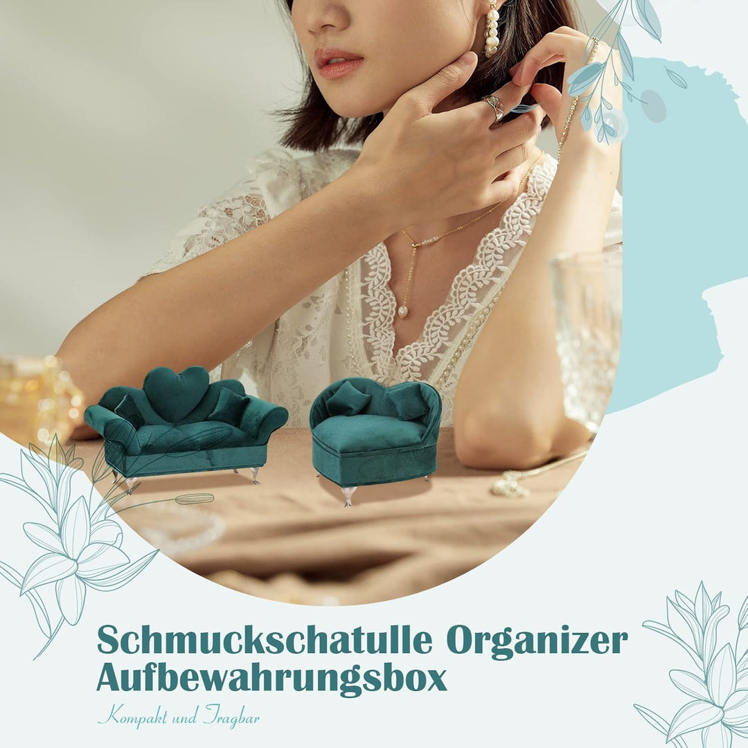 MagiDeal Miniatur Puppen Zubehör, Schmuckschatulle, Organizer, Möbel, Ornamente, Aufbewahrungsbox, S