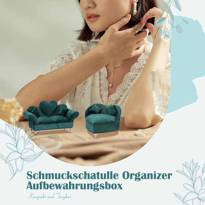 MagiDeal Miniatur Puppen Zubehör, Schmuckschatulle, Organizer, Möbel, Ornamente, Aufbewahrungsbox, S