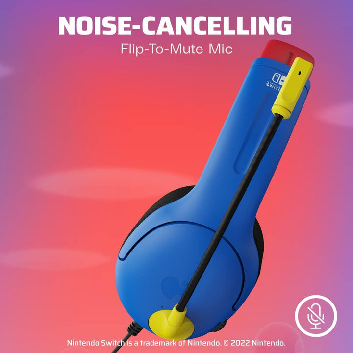 PDP Gaming AIRLITE Stereo Kopfhörer mit Mic für Nintendo Switch - PC, iPad, Mac, Laptop Compatible -