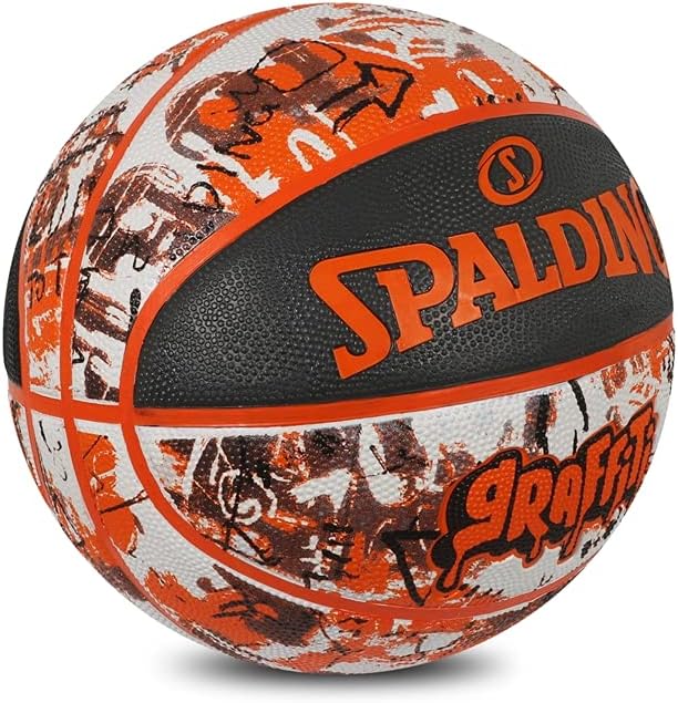 Spalding Graffiti Rubber Basketball (Orange), 7