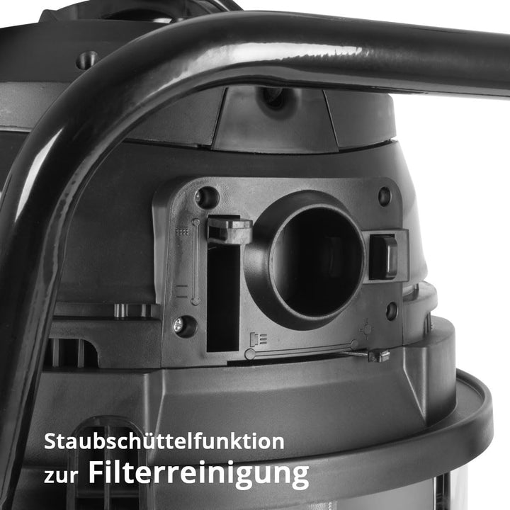 STAHLWERK Nass- und Trockensauger VCL-1400 ST – 1400 W Industriesauger mit 60 L Metallbehälter, Blas