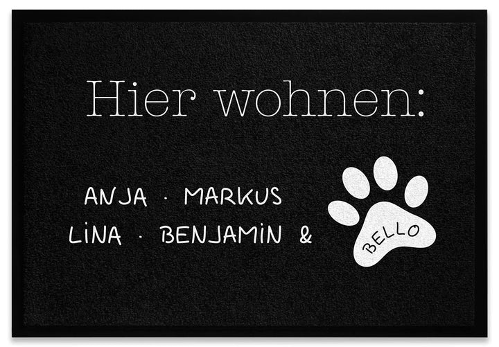 Fussmatte - Herzlich Willkommen wäre übertrieben - ironisch lustig Türmatte Fussabtreter Schmutzfang