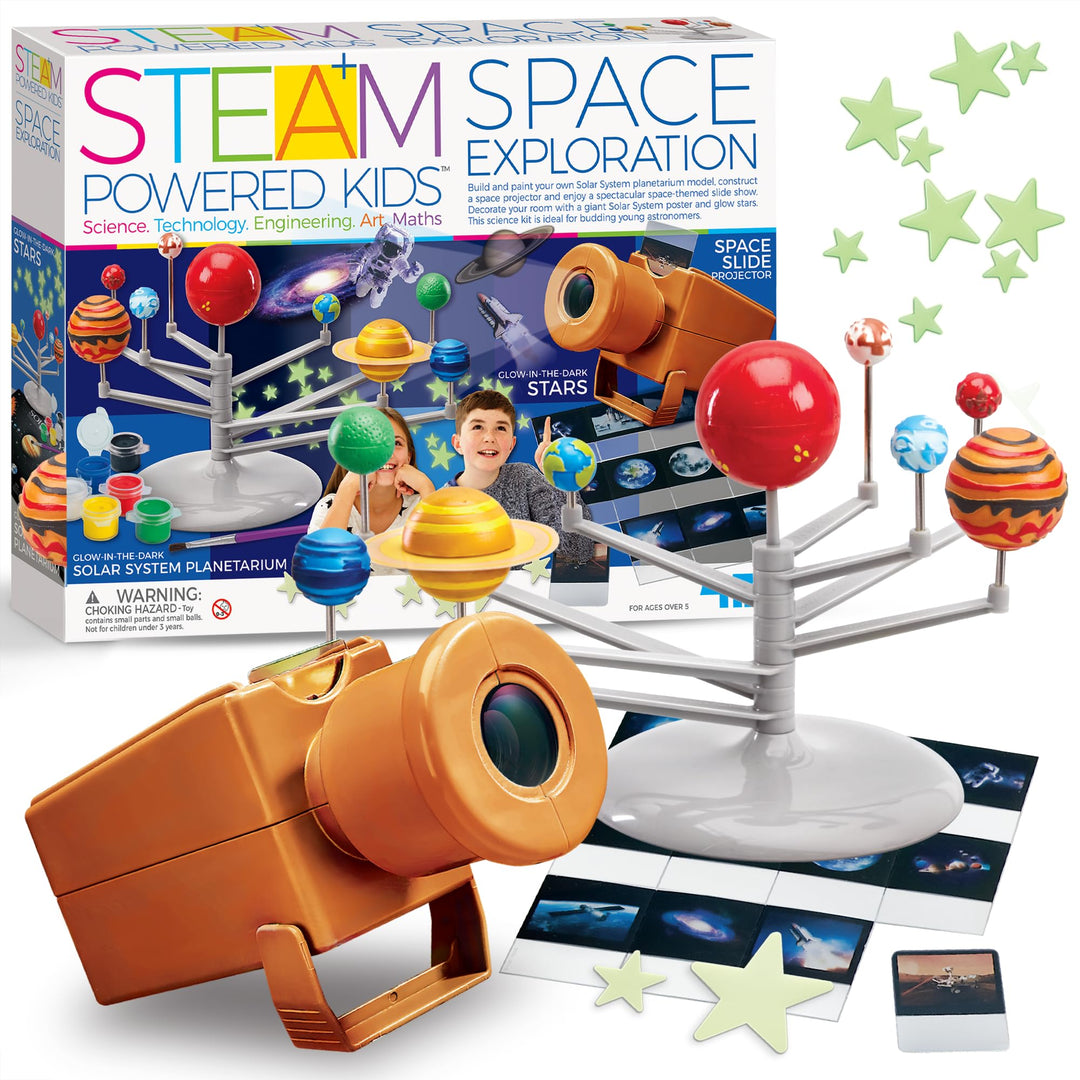 4M STEAM Powered Kids Space Exploration - Experimentierkasten Kinder ab 8 Jahre, Mint Lernspielzeug