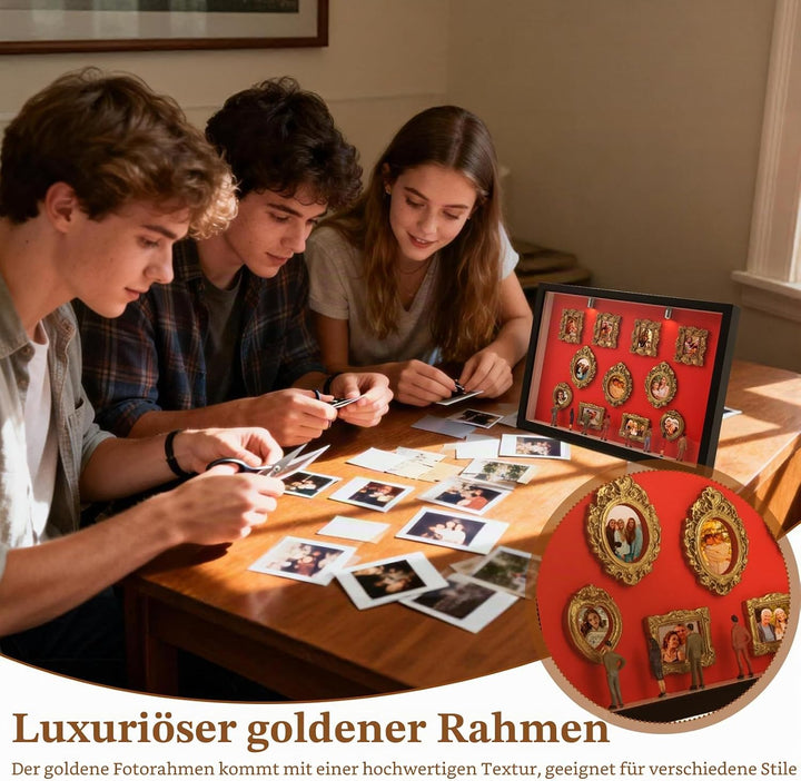 DIY Mini Museum Silhouette Box,Museum of Us DIY,Shadow Box,Miniatur Bilderrahmen,Foto Erinnerungsanz