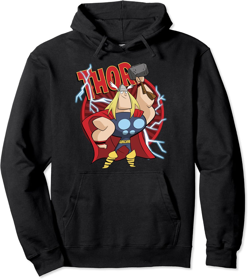Marvel Avengers Thor Lightning Doodle Pullover Hoodie