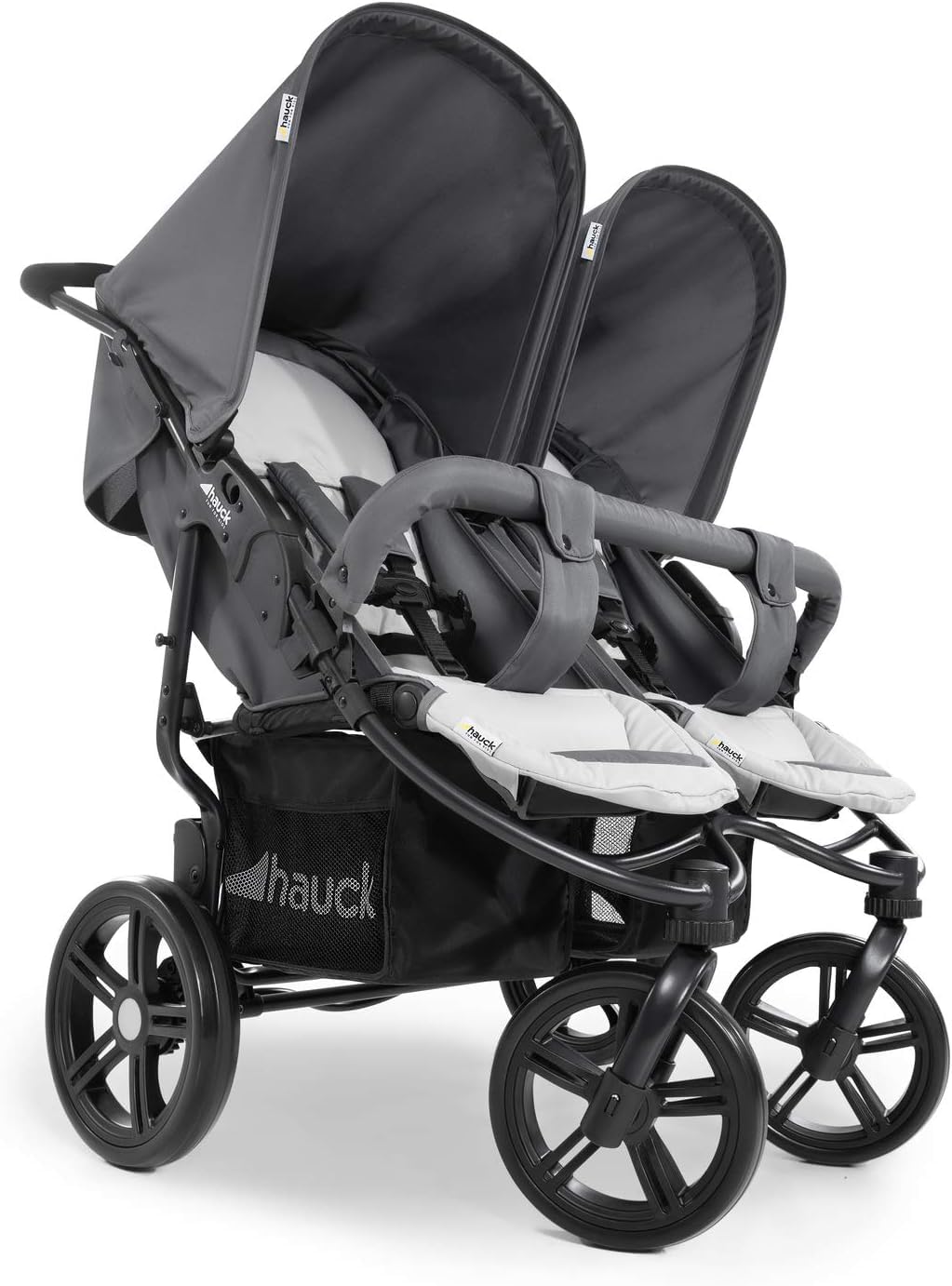 Hauck Geschwister Kinderwagen Roadster Duo SLX / 2 Kinder / Zwillinge / XL Räder / mit Liegeposition