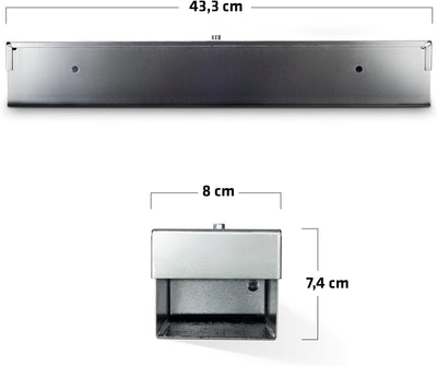 GARDIGO® Rattenköderbox aus Metall | Köderbox für Rattenköder Rattengift | Hergestellt in sozialer E