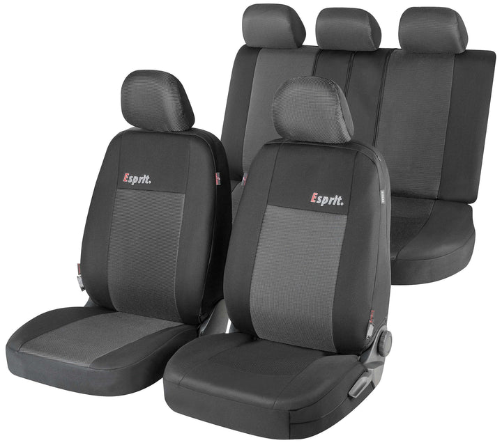 Walser Auto-Sitzbezug Komplettset Esprit mit Reissverschluss, Zipp-IT Premium Auto-Schonbezüge für N