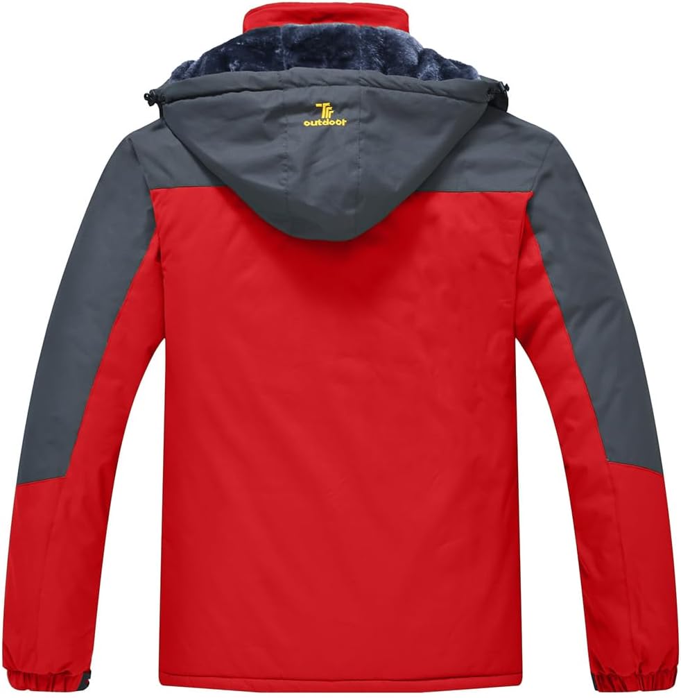 Herren Winter Fleecejacke Warm Jacke Softshelljacke Atmungsaktiv Outdoor Skijacke Winddichte Wasserd