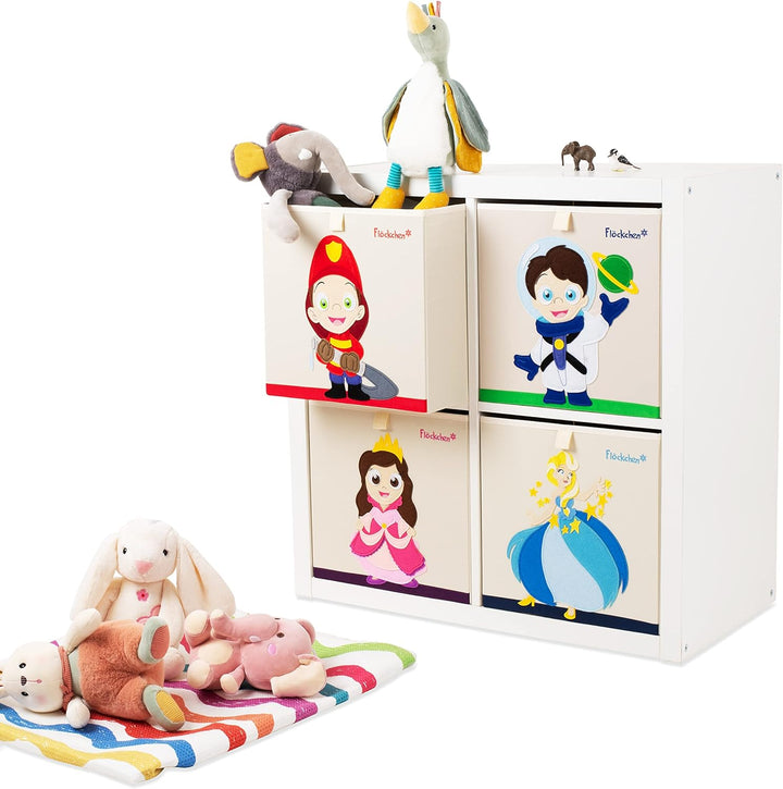 Kinder Aufbewahrungsbox | Premium Spielzeugkiste für Kinderzimmer I Spielzeug Box (33x33x33) bringt