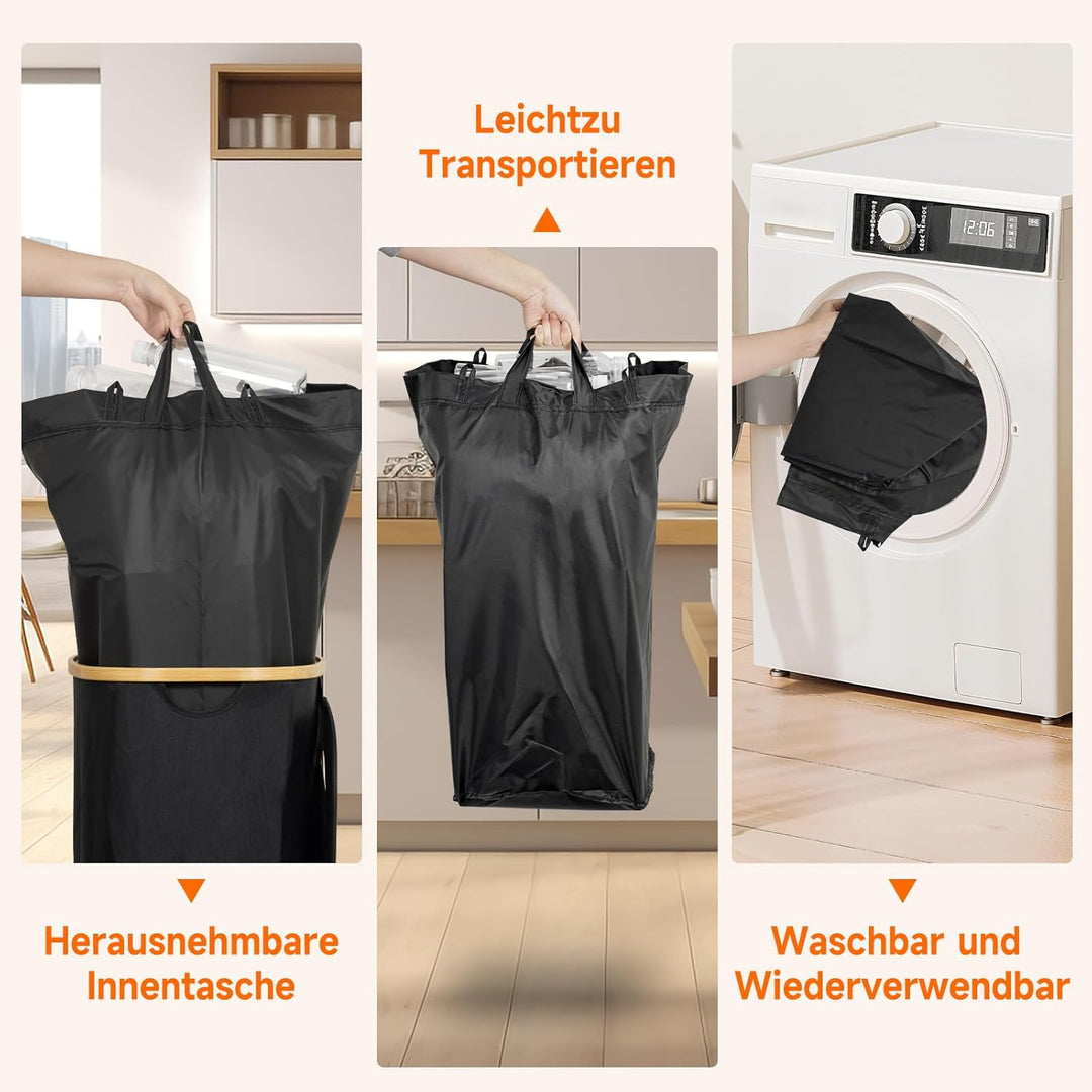 DOLLAR BOSS Pfandflaschen Sammelbehälter 110L Pfandbehälter mit Deckel, Pfandflaschen Behälter Gross