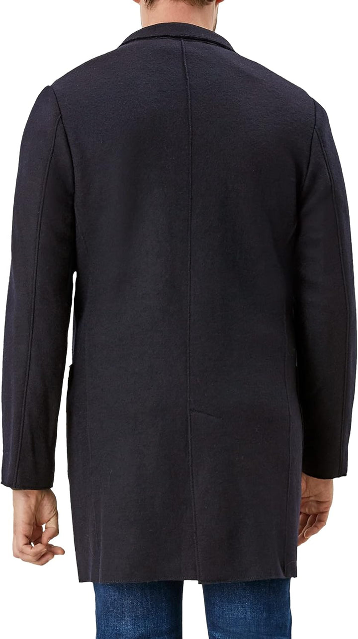 s.Oliver BLACK LABEL Herren Daunenmantel 48 Blau, 48 Blau