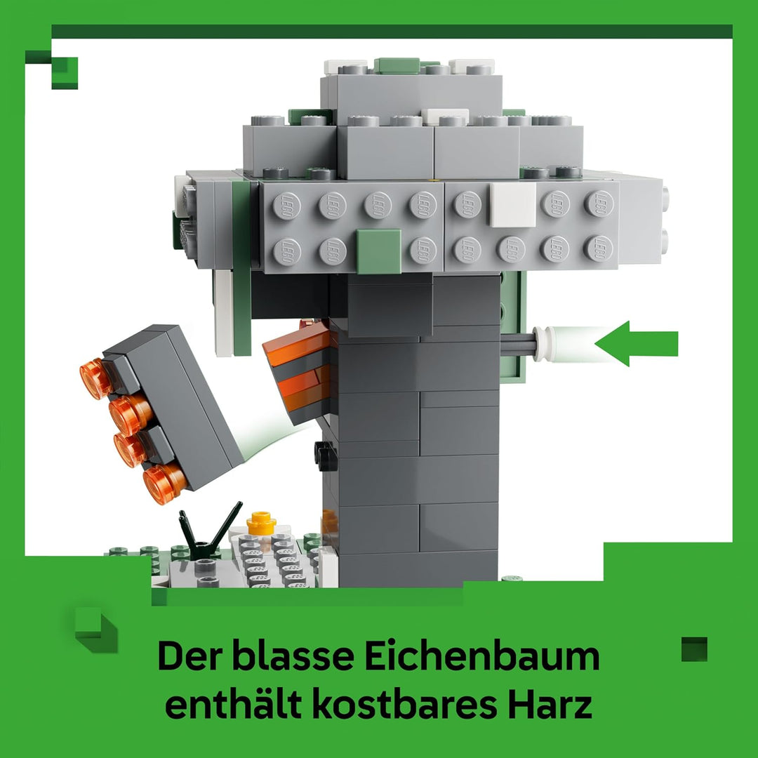 LEGO Minecraft Blasser Garten - Kreatives Spielzeug für Kinder - Spielzeugbiom für Jungen und Mädche