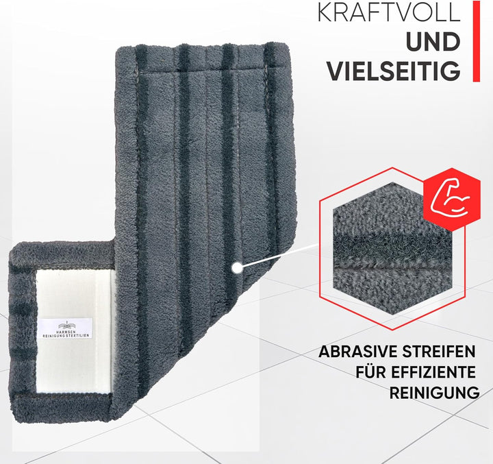 Wischmopp Bezug für Starke Verschmutzungen - Bodenwischer, Wischbezug von WOWtowelz – 40 cm Variante