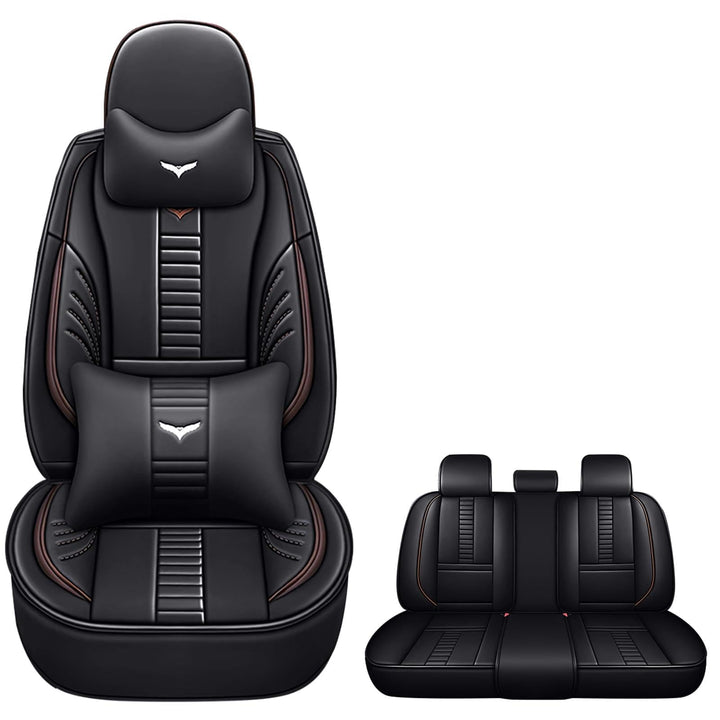 Pongchan Voll Set Auto Sitzbezüge, Autoschonbezug Universal passend für Volkswagen Amarok 2000-2023