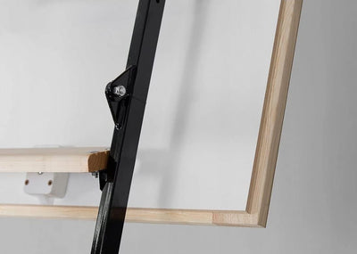 Bodentreppe Speichertreppe Gedämmte Dachbodentreppe U=1,22 W/m2K Mini Thermo Metall Raumhöhe 265cm W