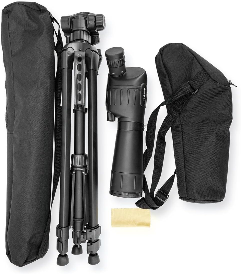 Spotting Scope - Vergrösserungsbereich: 20-60 - Objektivlinse Durchmesser: 60 mm - Sichtfeld: 38 m -