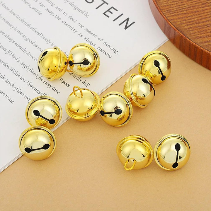 50 Stück Glöckchen zum Basteln 30 mm Glöckchen Metallglöckchen Bastelglocken Glocken Schellen Deko M