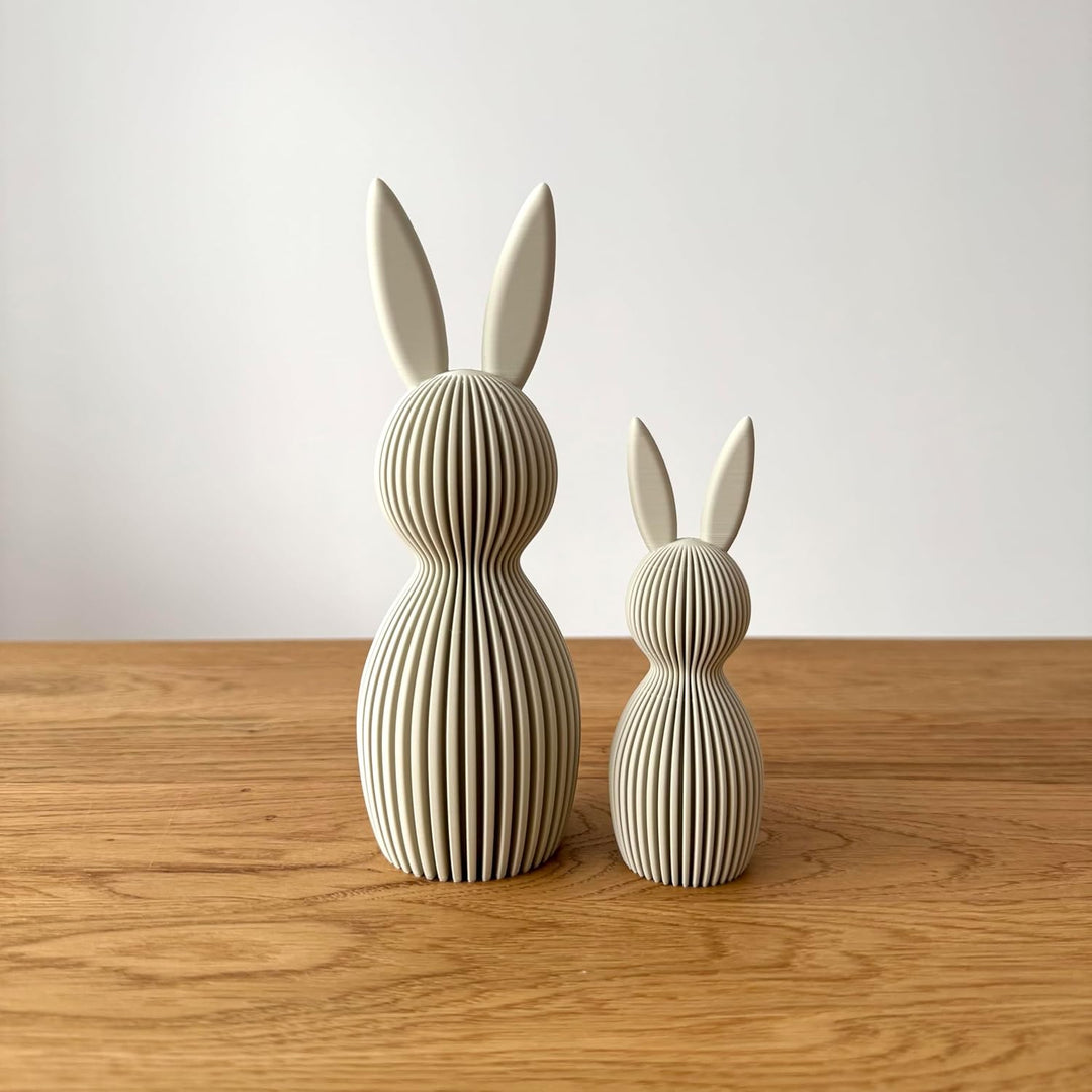 Generisch Scandi Osterhase 3D Deko – Minimalistische Osterdekoration im skandinavischen Design – Ger