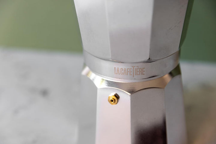 La Cafetière Venice Espressokocher, Aluminium Silberfarben Twelve Cup, Silberfarben Twelve Cup