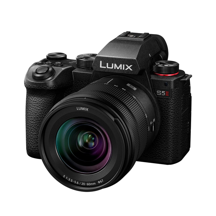 Panasonic LUMIX DC-S5 II Spiegelloses Vollformatkamera mit 20–60 mm F3,5–5,6 Objektiv, 4K 60p und 6K