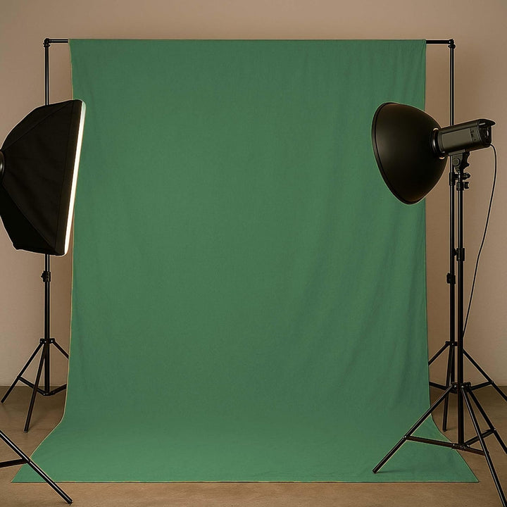 Walimex Stoffhintergrund 2,85 x 6 m, smaragd grün, smaragd