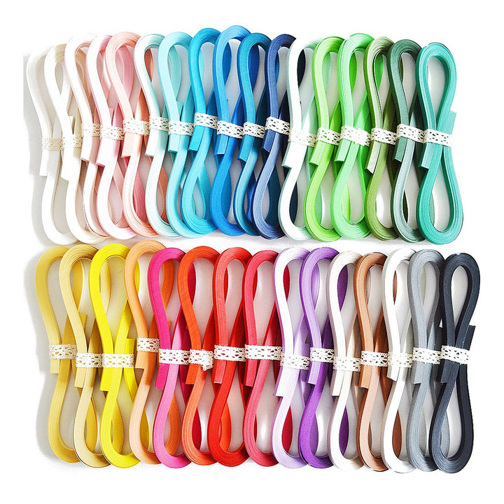 JUYA Papier Quilling Sets von Tant 32 Farben 1280 Streifen QP390TPC32, Papierbreite: 5mm Papierbreit