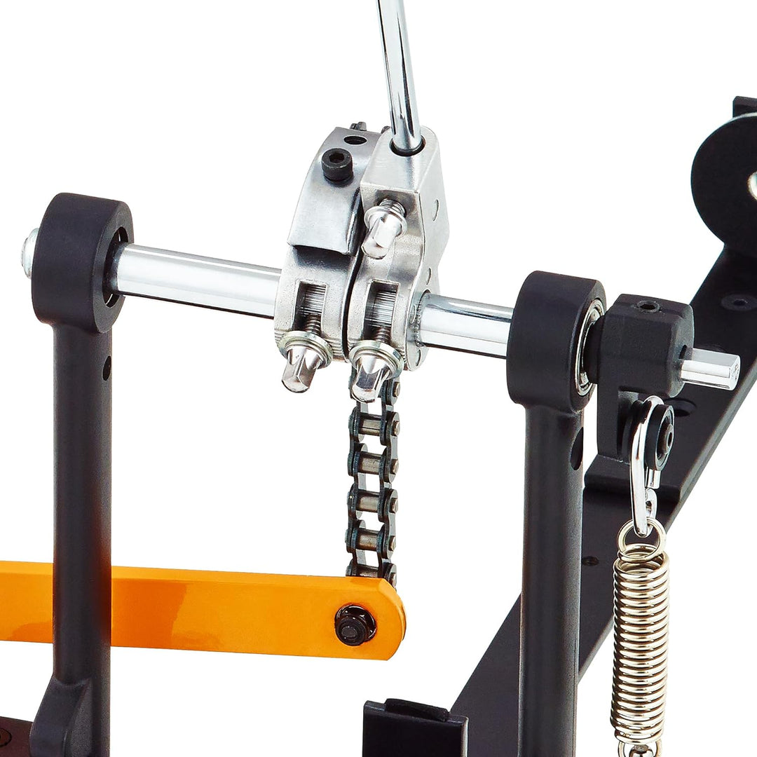 Ortega Guitars Cajon Pedal Rechts – Percussion Series – Metall Pedal mit Schaumstoffschläger für Tro