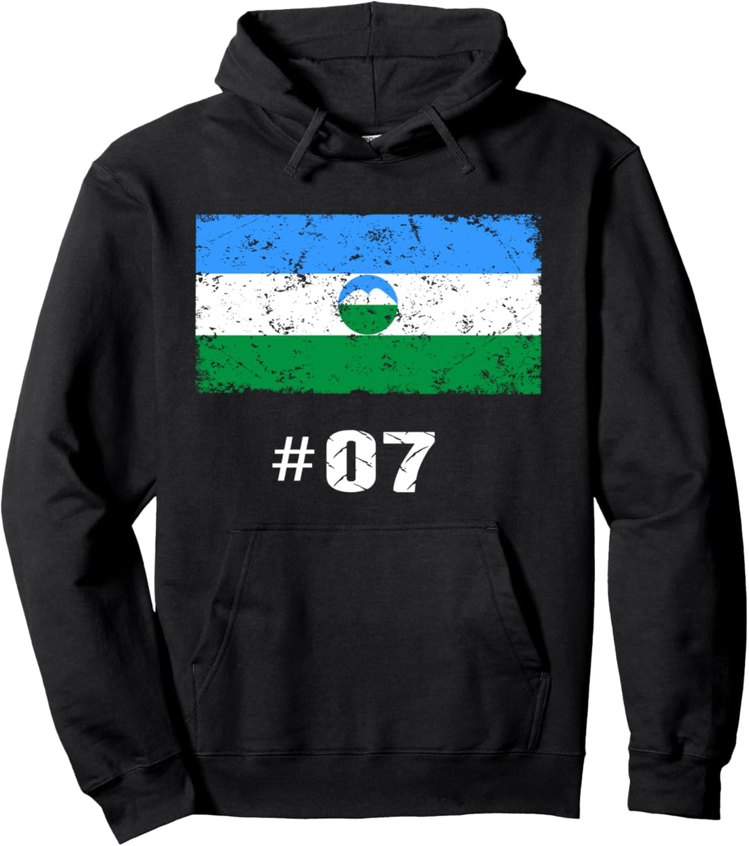 Tscherkessen/Circassian,Kabardino-Balkaria Flag,adiga. Pullover Hoodie