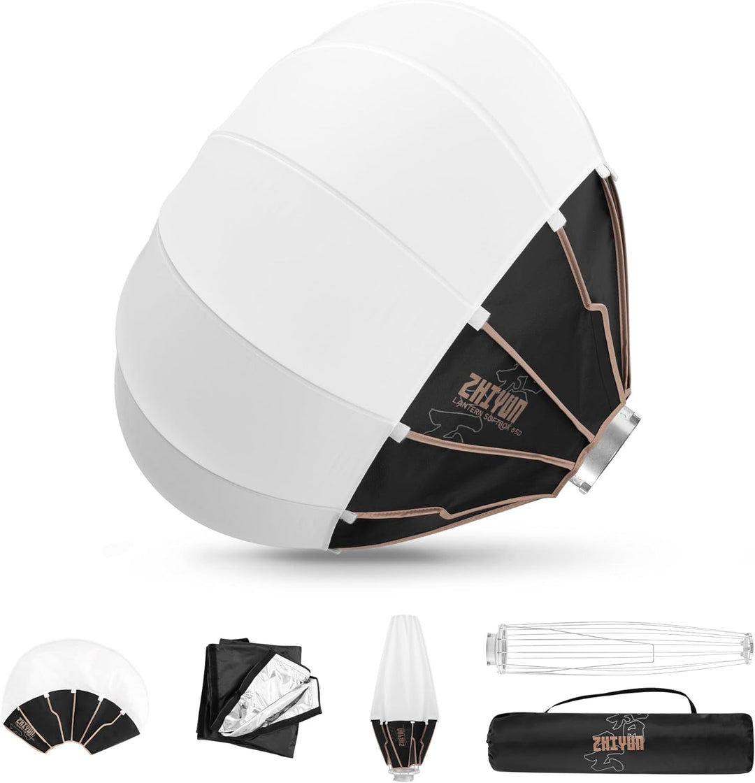 ZHIYUN [Official] 65cm Laterne Softbox Bowens, Universal für Licht mit Bowens Mount, für ZHIYUN G200