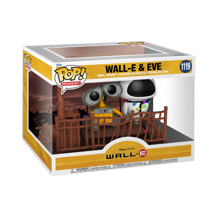 Funko Pop! Moment: Wall-E - Wall-E & Eve - Vinyl-Sammelfigur - Geschenkidee - Offizielle Handelsware