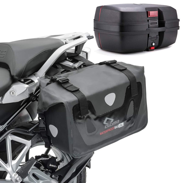 Satteltaschen Set für Honda CBF 600 / S + Topcase TP8