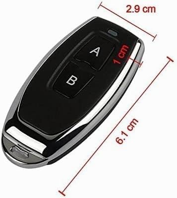 QIACHIP DC 12V Funkschalter mit Fernbedienung 433 mHz,Funk Relais 1 Kanal Momentan Toggle Latch Scha