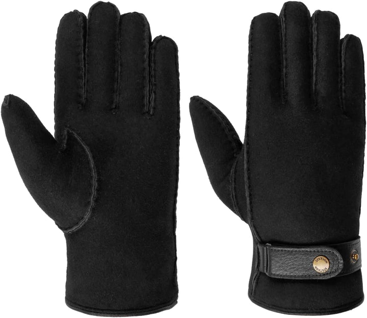 Stetson Deerskin Lambswool Handschuhe Fingerhandschuhe Herrenhandschuhe Lederhandschuhe Herren - mit