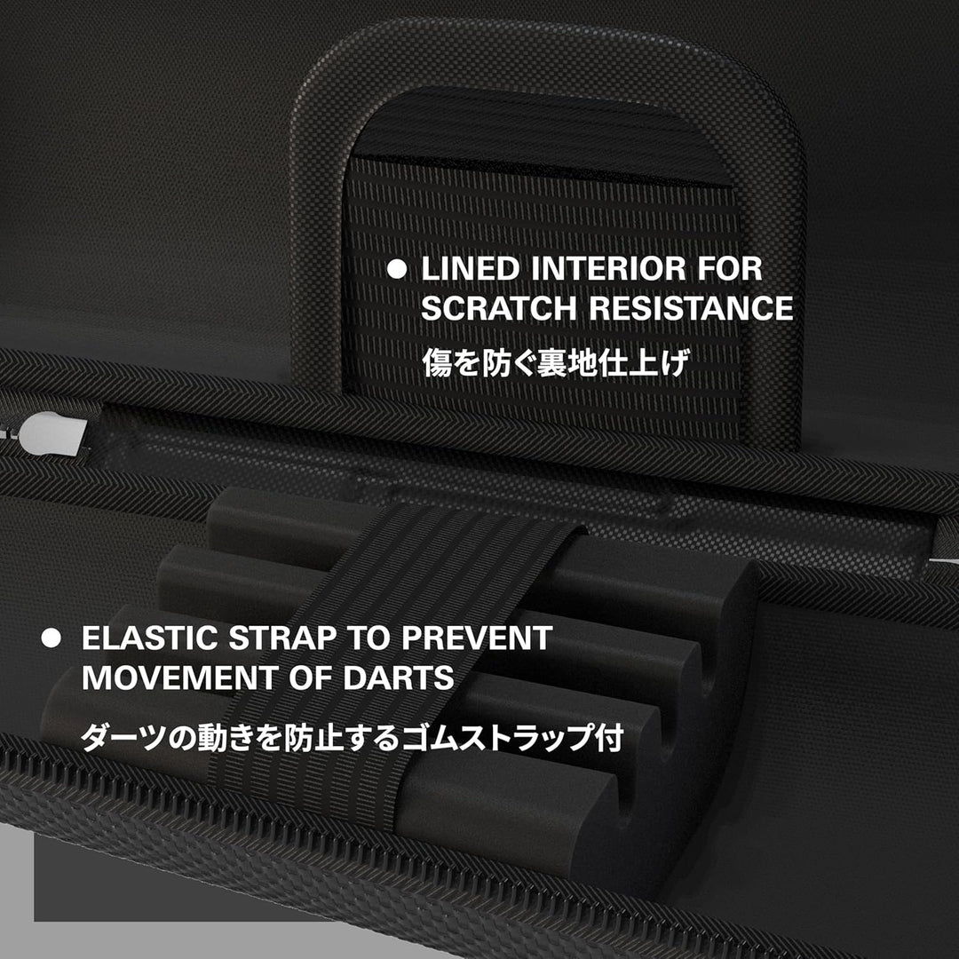 Target Japan Takoma Shell Wallet, Schwarz | Dart-Tasche, Dart-Aufbewahrungsbehälter, hält 3 vollstän