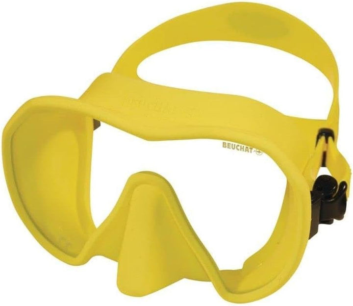 BEUCHAT Unisex-Adult Maxlux S Diving Mask Einheitsgrösse Weiss, Einheitsgrösse Weiss