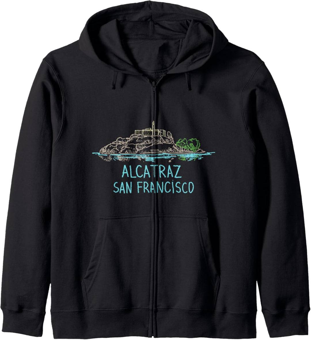 Alcatraz San Francisco Kapuzenjacke