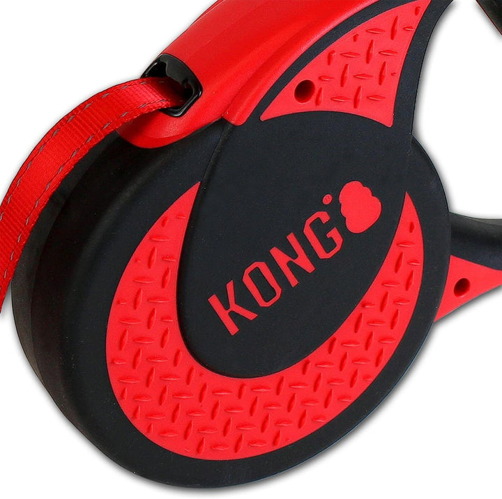 KONG ausrollbare Hundeleine in 5m Länge I Für sehr grosse & Starke Hunde bis 70kg I Grösse XL I Hoch