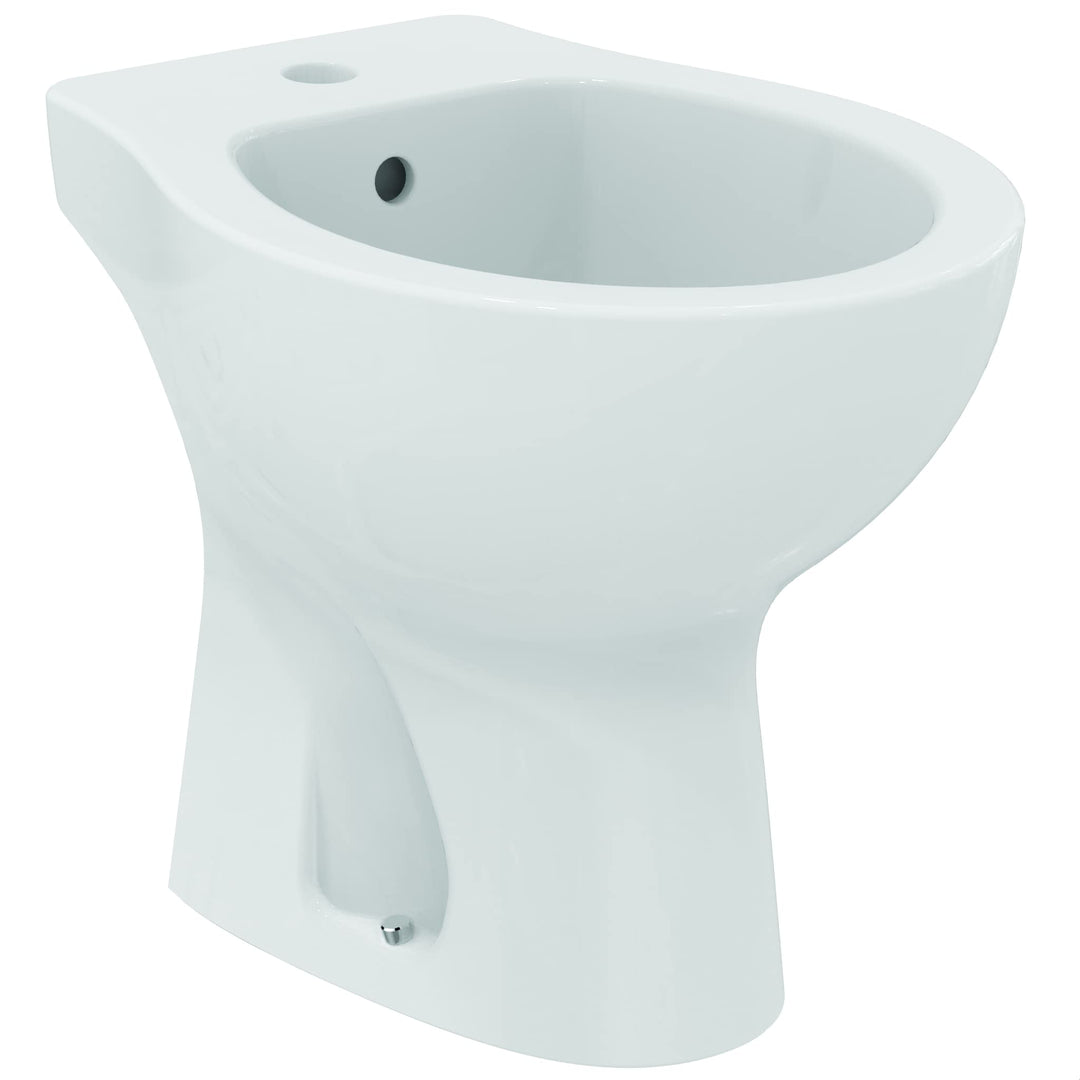 Ideal Standard - Eurovit Bodenbidet für freistehende Wandmontage, weiss