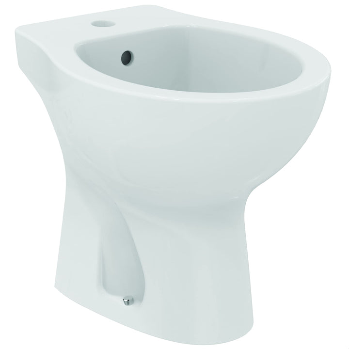 Ideal Standard - Eurovit Bodenbidet für freistehende Wandmontage, weiss