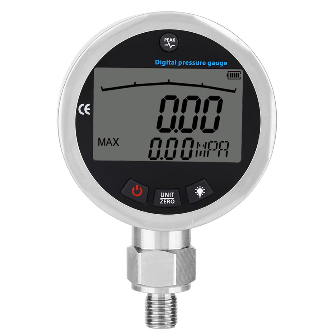 YWBL-WH Digitales Manometer, Digitales Hydraulikmanometer 400BAR 0-40Mpa 5800PSI HG-806XB mit G1/4 A