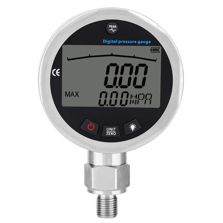 YWBL-WH Digitales Manometer, Digitales Hydraulikmanometer 400BAR 0-40Mpa 5800PSI HG-806XB mit G1/4 A